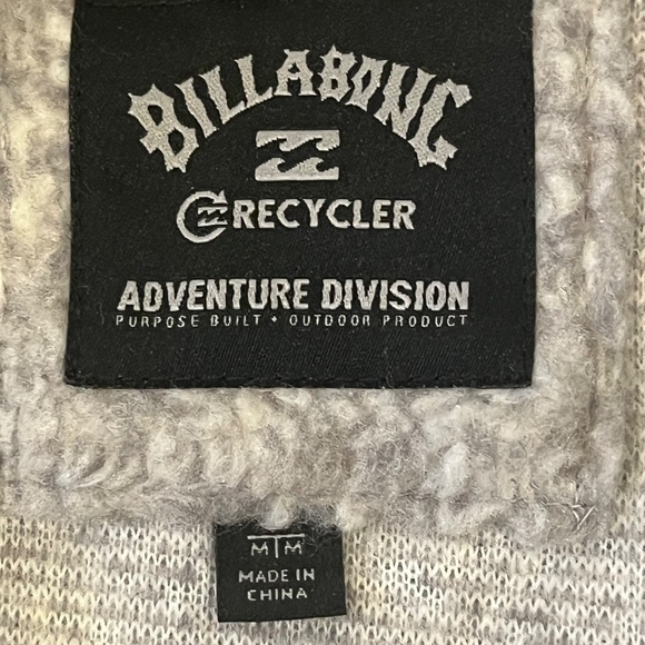 NWT Billabong Boundary Tombstone Fleece Sherpa Adventure Division Men's Medium - Picture 5 of 9